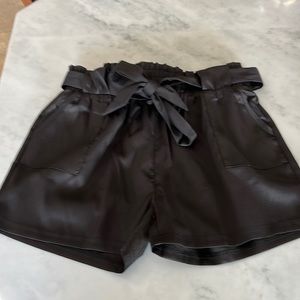 New, black shorts